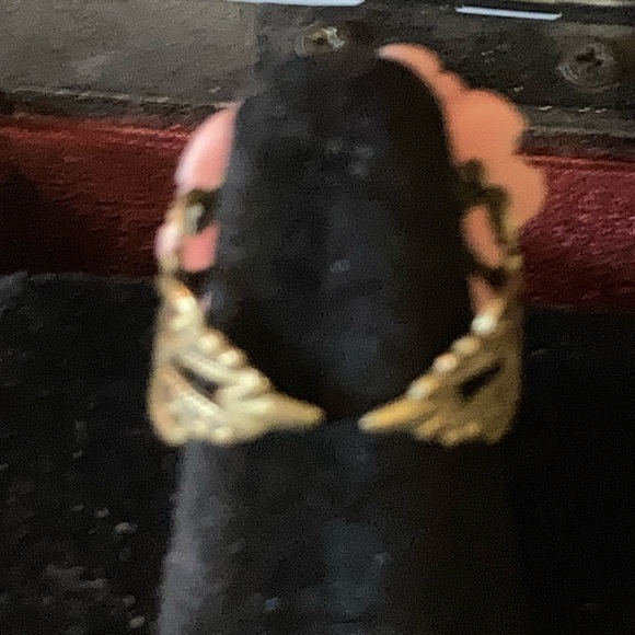 Vintage Pink Rose Adjustable Ring - Picture 4 of 6